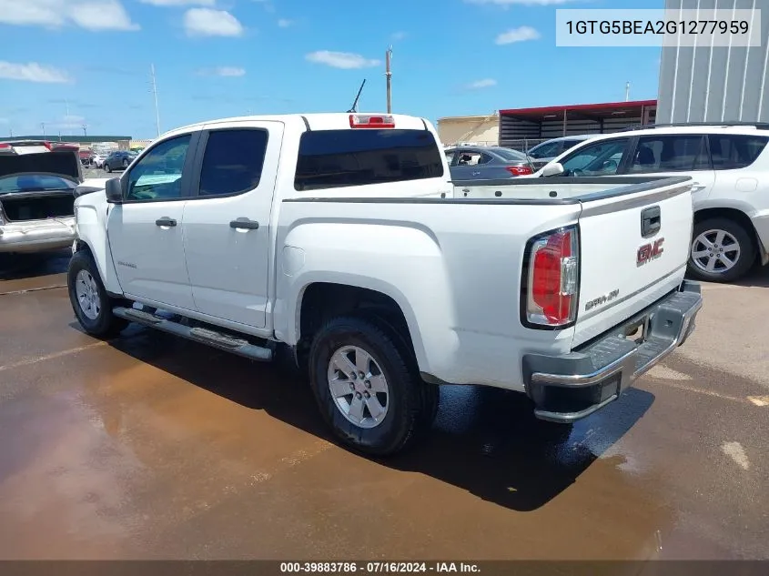 1GTG5BEA2G1277959 2016 GMC Canyon