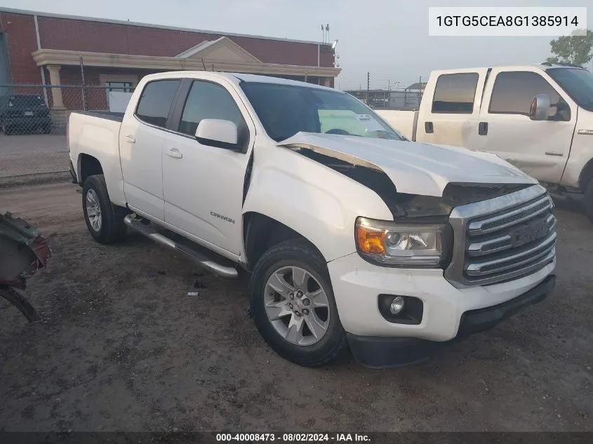 1GTG5CEA8G1385914 2016 GMC Canyon Sle