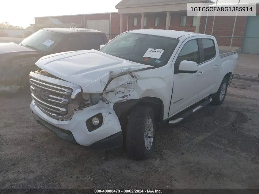 1GTG5CEA8G1385914 2016 GMC Canyon Sle