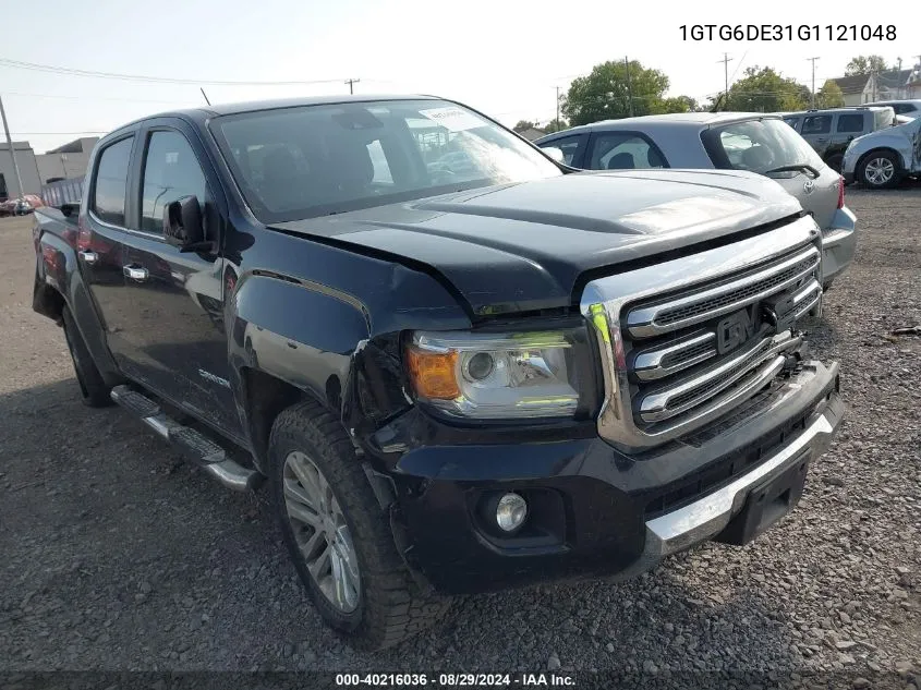 1GTG6DE31G1121048 2016 GMC Canyon Slt