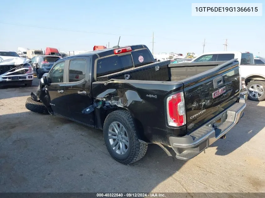 1GTP6DE19G1366615 2016 GMC Canyon Slt