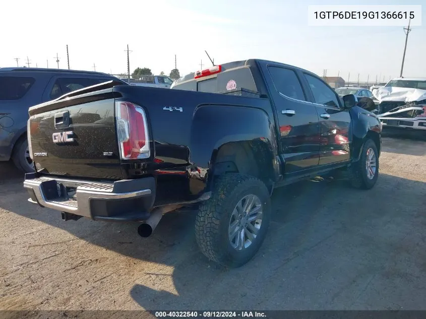 1GTP6DE19G1366615 2016 GMC Canyon Slt