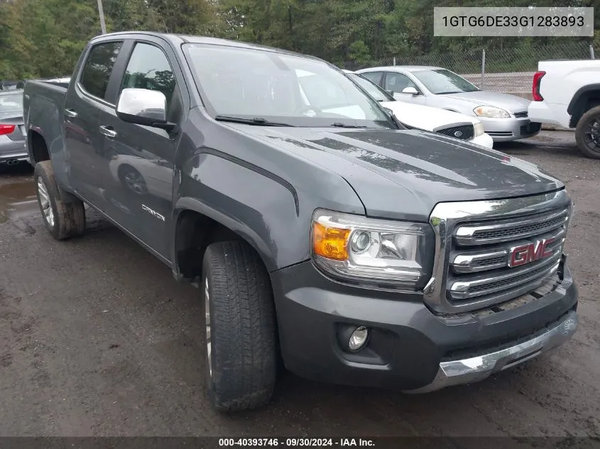 1GTG6DE33G1283893 2016 GMC Canyon Slt