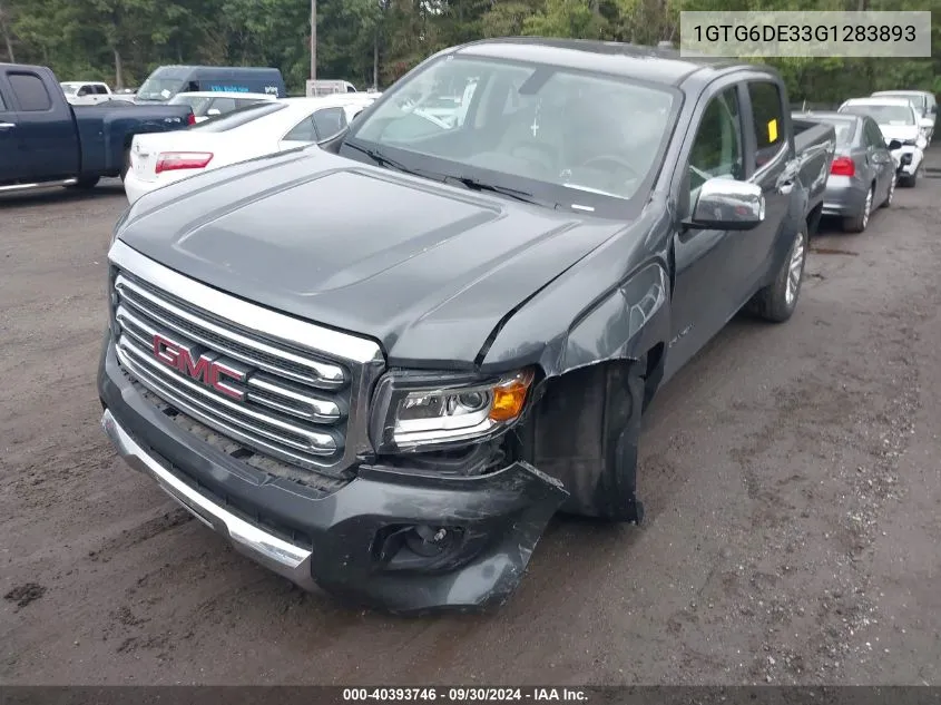 1GTG6DE33G1283893 2016 GMC Canyon Slt