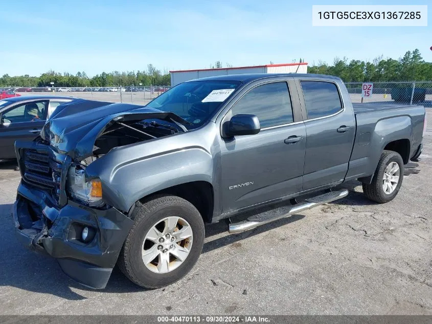 1GTG5CE3XG1367285 2016 GMC Canyon Sle