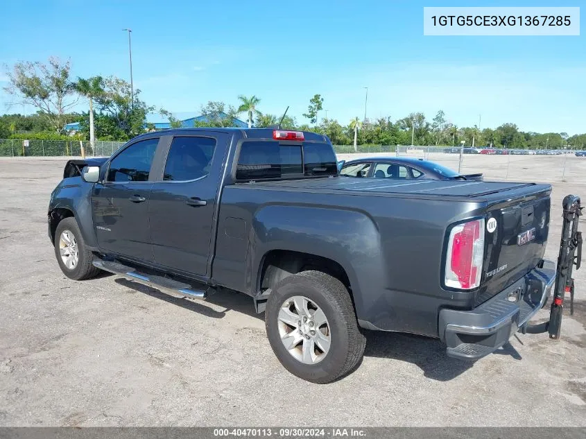 1GTG5CE3XG1367285 2016 GMC Canyon Sle