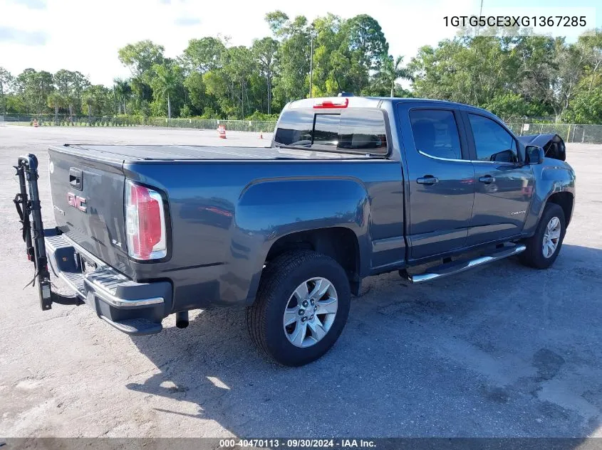 1GTG5CE3XG1367285 2016 GMC Canyon Sle