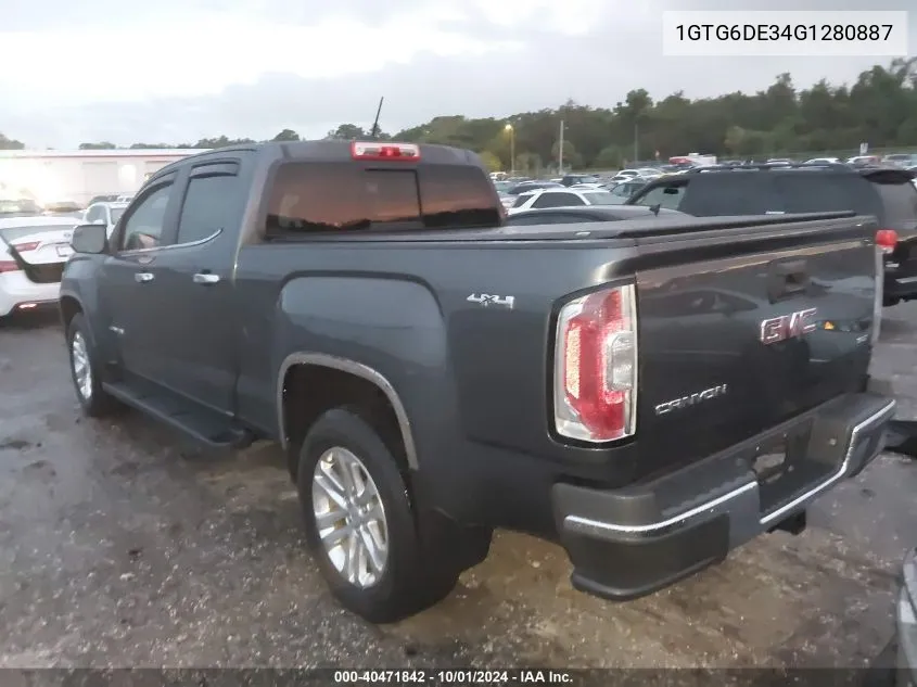 1GTG6DE34G1280887 2016 GMC Canyon Slt