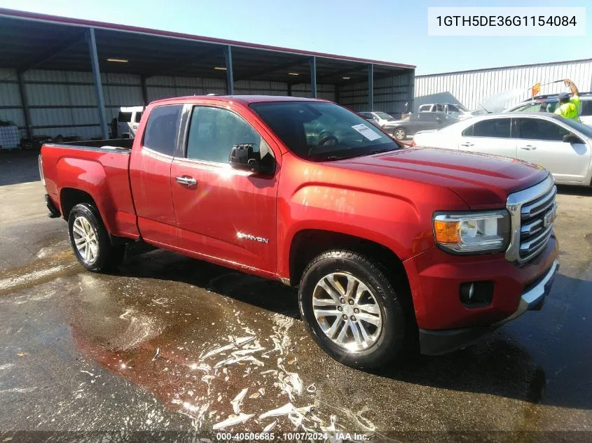 1GTH5DE36G1154084 2016 GMC Canyon Slt