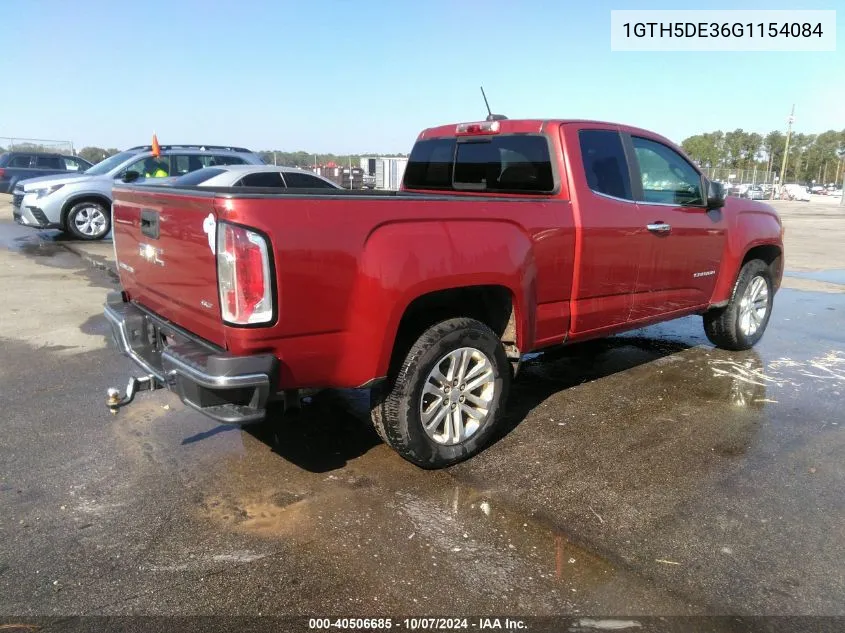 1GTH5DE36G1154084 2016 GMC Canyon Slt