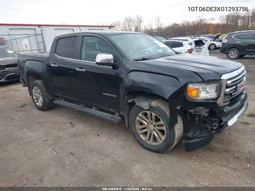 1GTG6DE3XG1293756 2016 GMC Canyon Slt