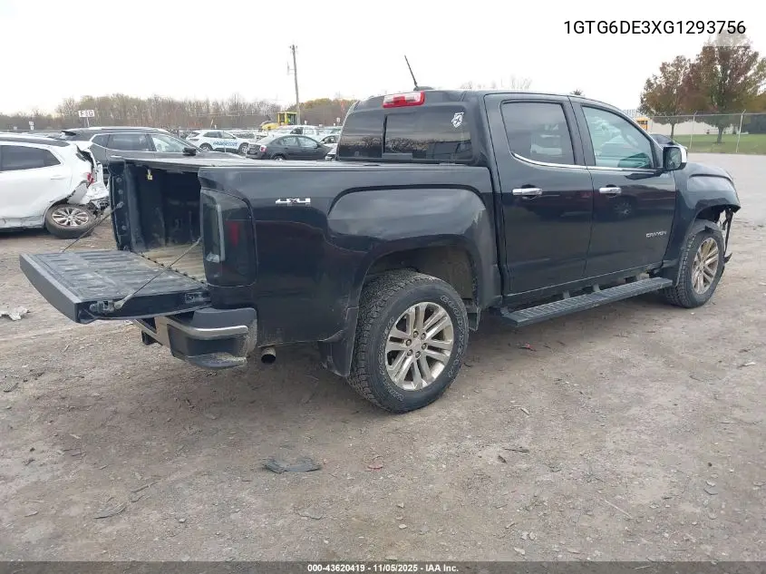 1GTG6DE3XG1293756 2016 GMC Canyon Slt