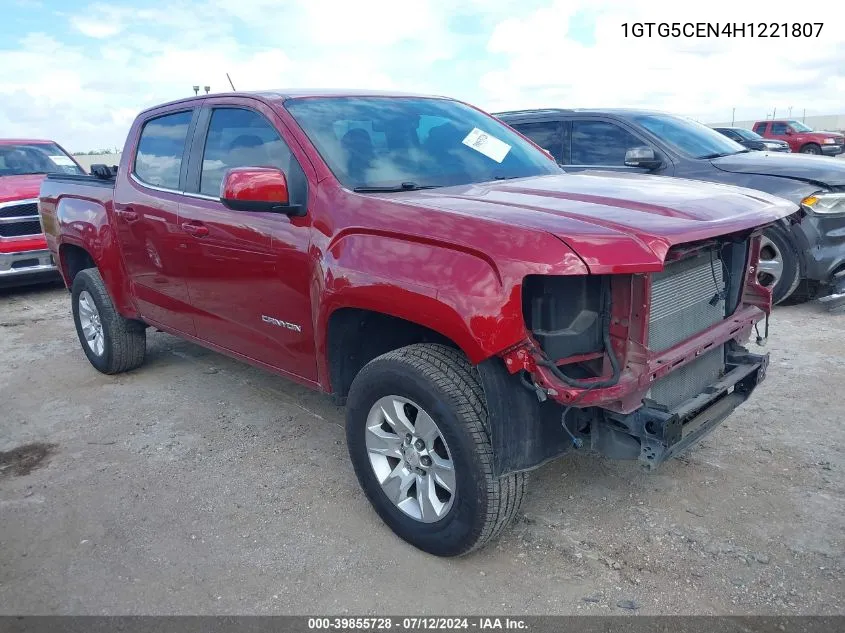 1GTG5CEN4H1221807 2017 GMC Canyon Sle