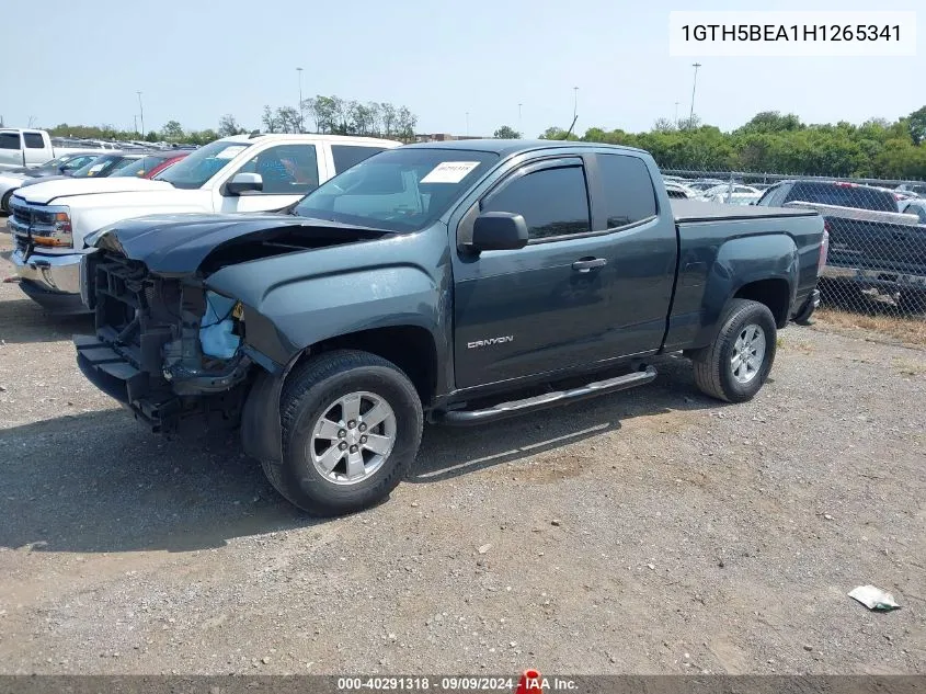 1GTH5BEA1H1265341 2017 GMC Canyon