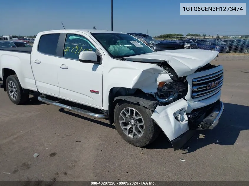 1GTG6CEN3H1273474 2017 GMC Canyon Sle