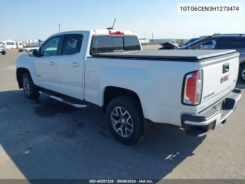 1GTG6CEN3H1273474 2017 GMC Canyon Sle