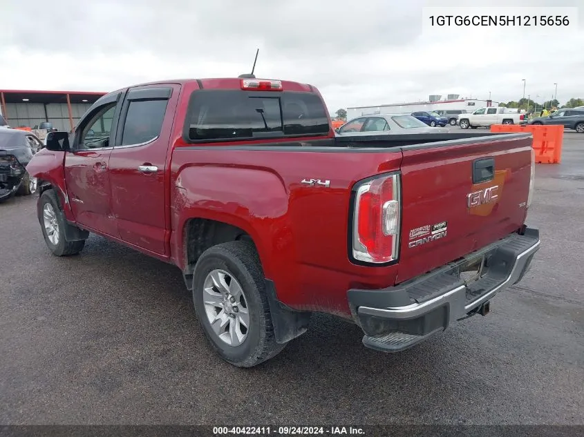 1GTG6CEN5H1215656 2017 GMC Canyon Sle