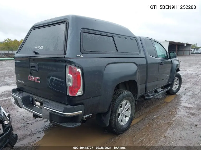 1GTH5BEN9H1252288 2017 GMC Canyon