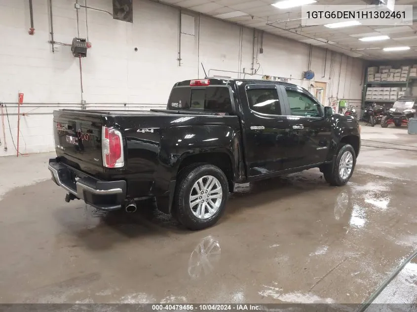 1GTG6DEN1H1302461 2017 GMC Canyon Slt