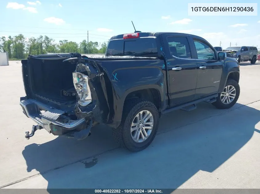 1GTG6DEN6H1290436 2017 GMC Canyon Slt