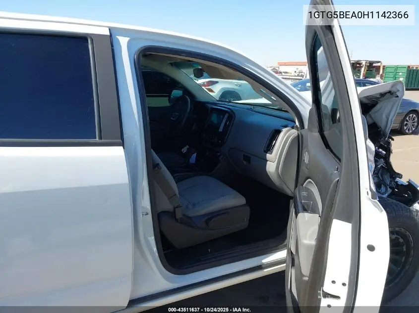 1GTG5BEA0H1142366 2017 GMC Canyon