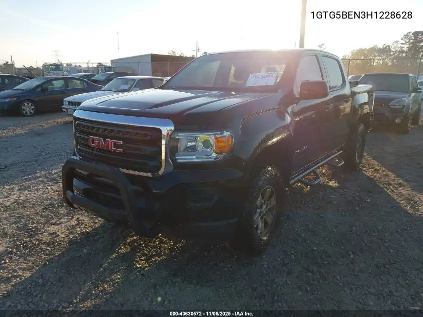 1GTG5BEN3H1228628 2017 GMC Canyon