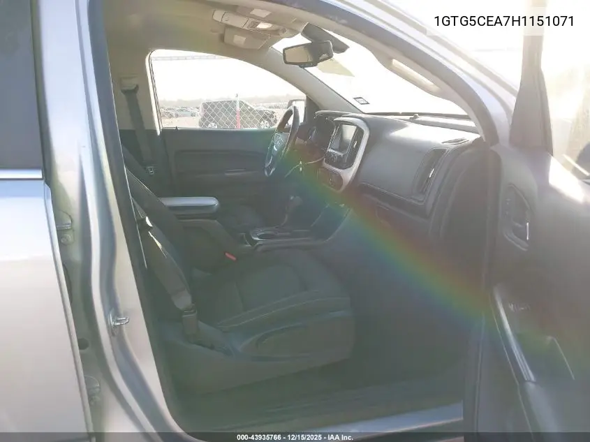 1GTG5CEA7H1151071 2017 GMC Canyon Sle