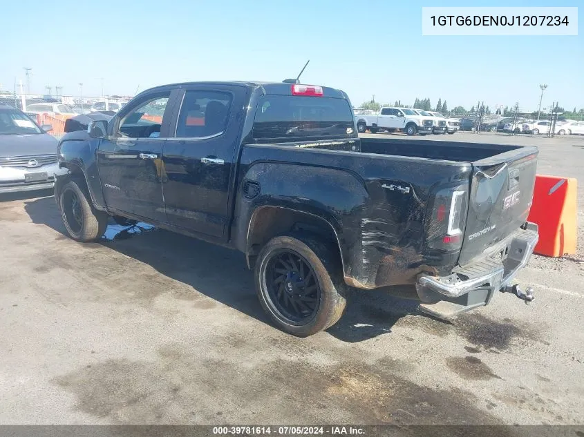 1GTG6DEN0J1207234 2018 GMC Canyon Slt