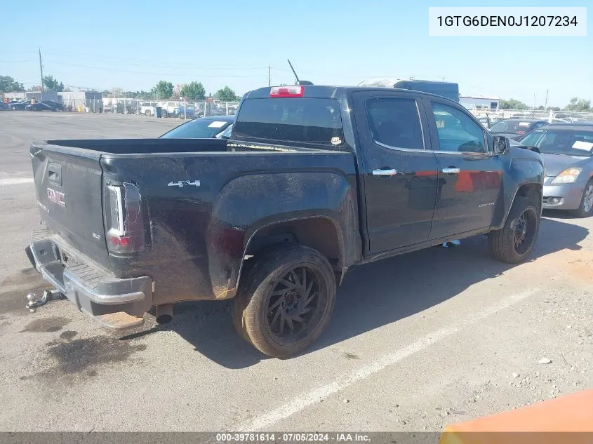 1GTG6DEN0J1207234 2018 GMC Canyon Slt