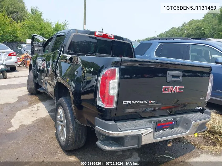 1GTG6DEN5J1131459 2018 GMC Canyon Slt