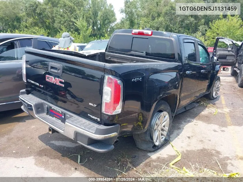 1GTG6DEN5J1131459 2018 GMC Canyon Slt