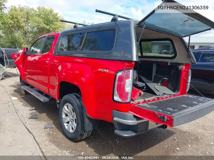 1GTH6CEN2J1306359 2018 GMC Canyon Sle