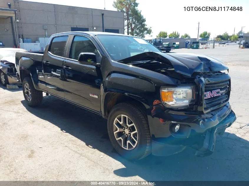 1GTG6CEN8J1174848 2018 GMC Canyon All Terrain W/Cloth