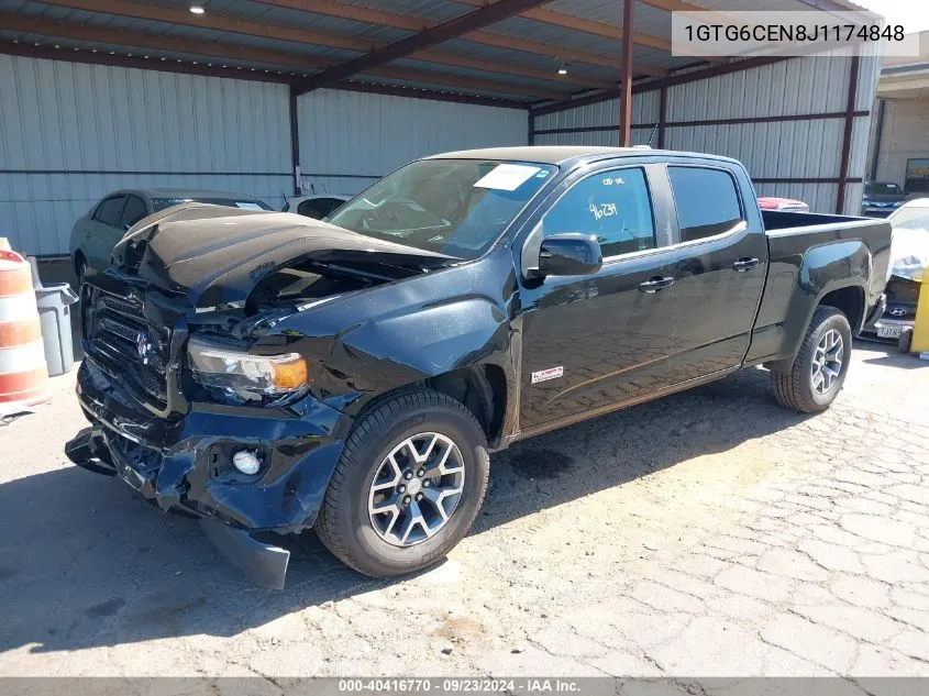 1GTG6CEN8J1174848 2018 GMC Canyon All Terrain W/Cloth