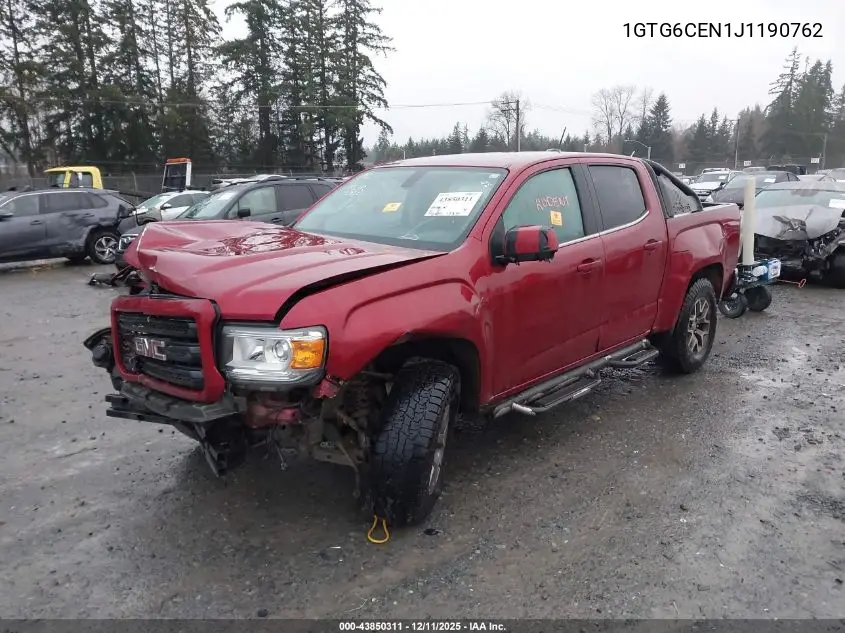 1GTG6CEN1J1190762 2018 GMC Canyon All Terrain W/Cloth
