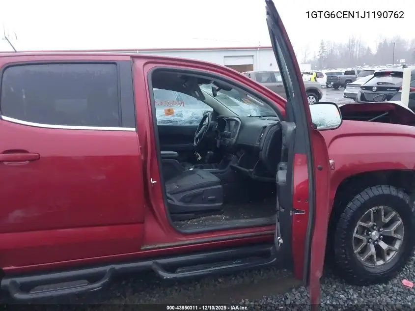 1GTG6CEN1J1190762 2018 GMC Canyon All Terrain W/Cloth