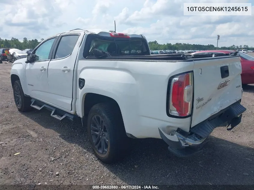 1GTG5CEN6K1245615 2019 GMC Canyon Sle