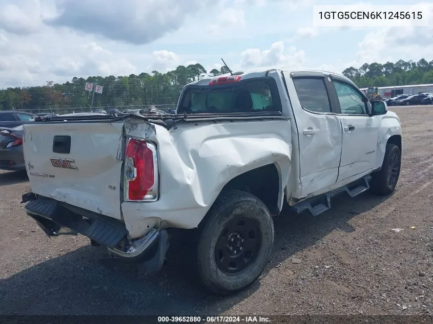 1GTG5CEN6K1245615 2019 GMC Canyon Sle