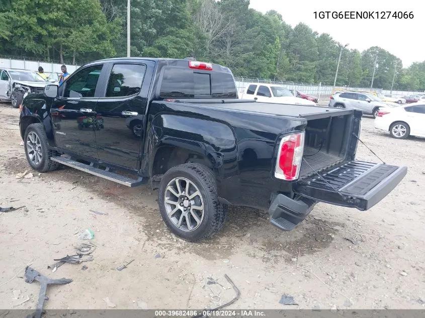 1GTG6EEN0K1274066 2019 GMC Canyon Denali