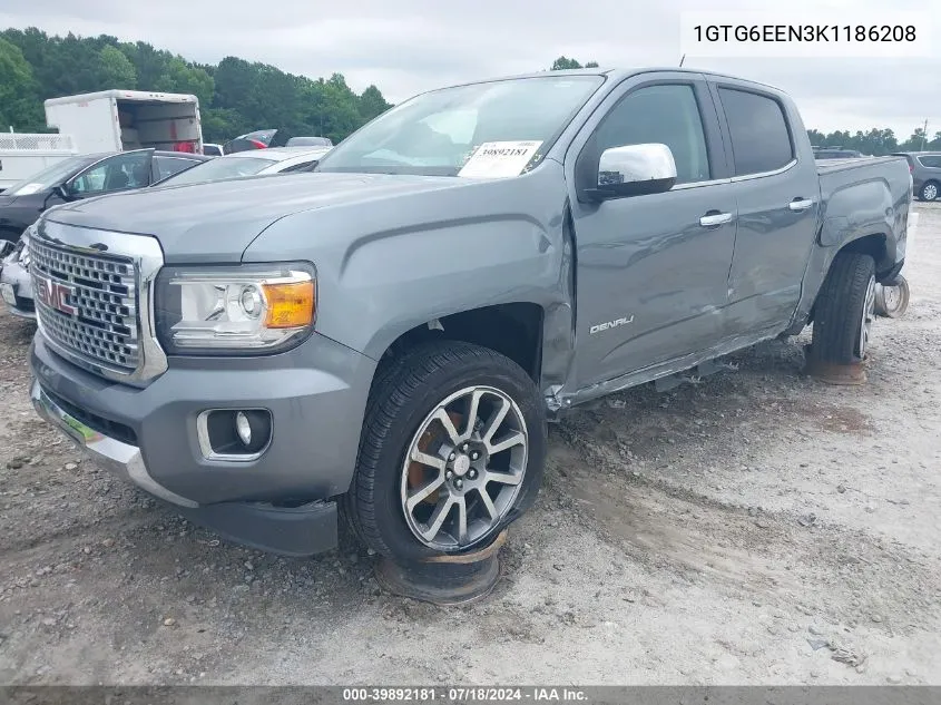 1GTG6EEN3K1186208 2019 GMC Canyon Denali