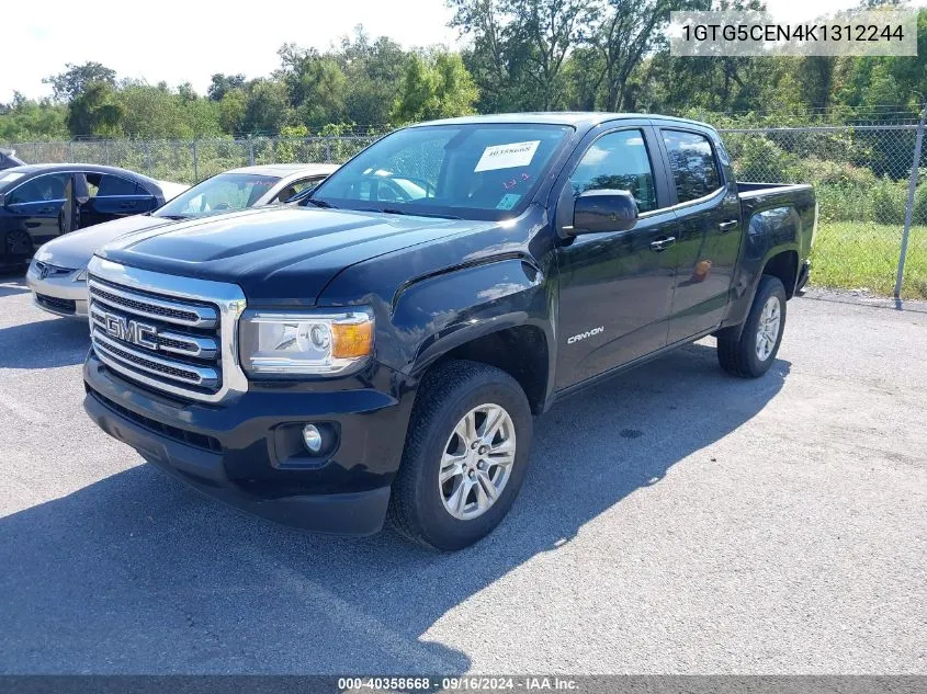 1GTG5CEN4K1312244 2019 GMC Canyon Sle