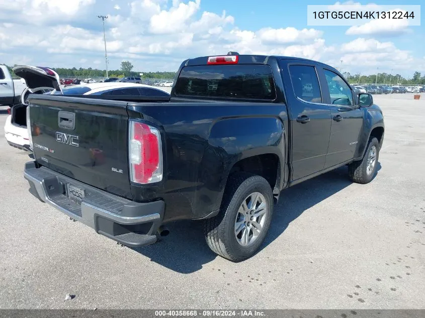 1GTG5CEN4K1312244 2019 GMC Canyon Sle