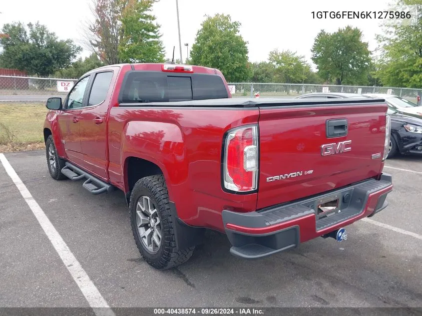 1GTG6FEN6K1275986 2019 GMC Canyon All Terrain W/Cloth