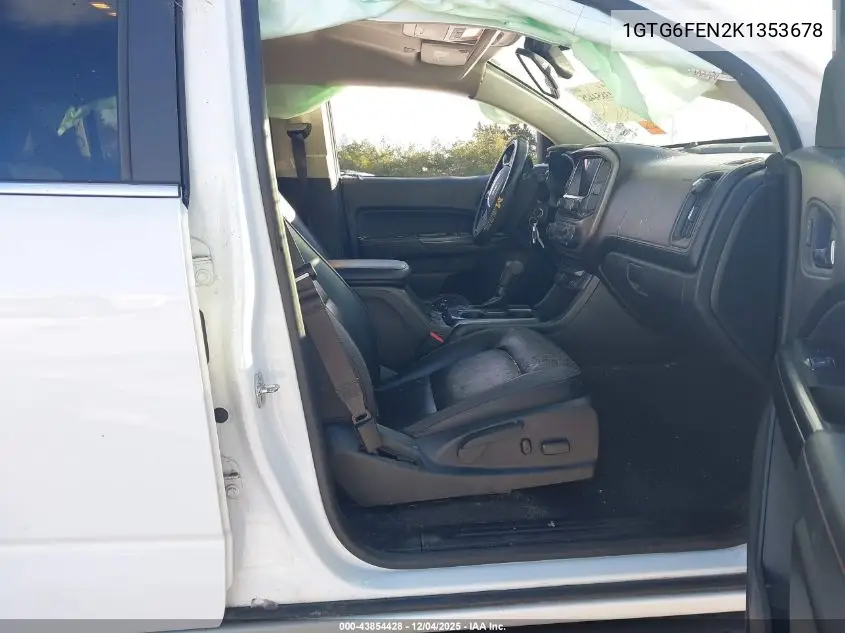 1GTG6FEN2K1353678 2019 GMC Canyon All Terrain W/Leather