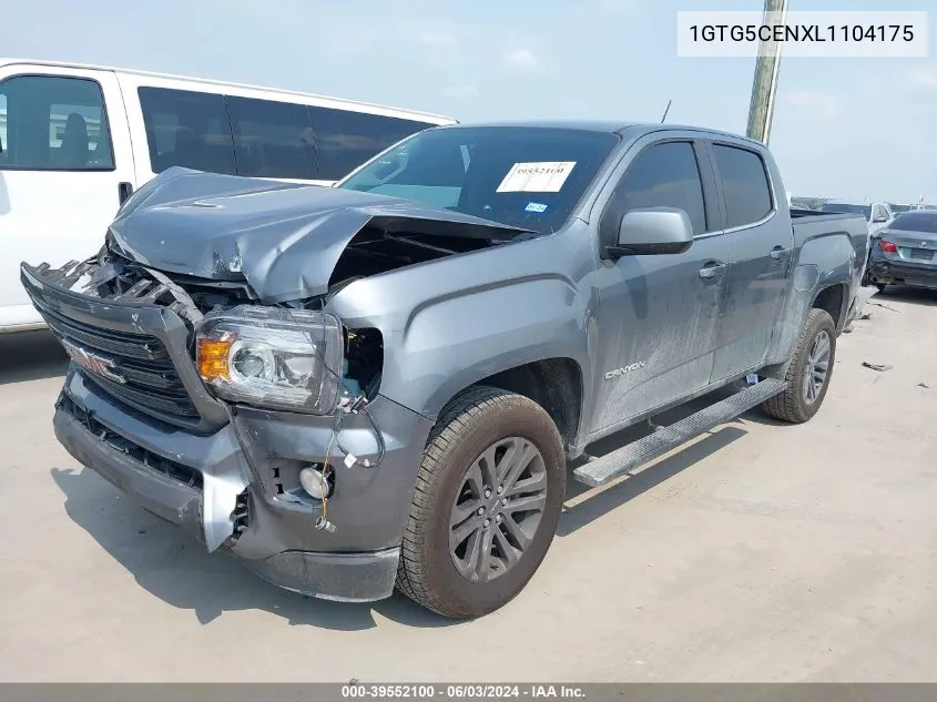 1GTG5CENXL1104175 2020 GMC Canyon 2Wd Short Box Sle