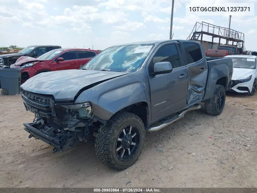 1GTG6CENXL1237371 2020 GMC Canyon 4Wd Short Box Sle