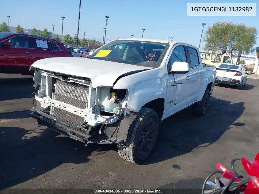 1GTG5CEN3L1132982 2020 GMC Canyon 2Wd Short Box Sle