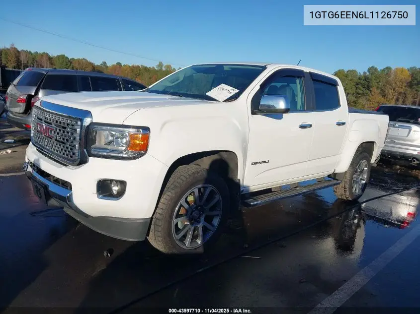 1GTG6EEN6L1126750 2020 GMC Canyon 4Wd Short Box Denali