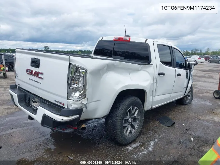 1GTG6FEN9M1174234 2021 GMC Canyon 4Wd Short Box At4 - Cloth