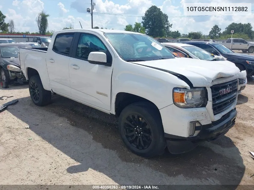 1GTG5CEN5N1112882 2022 GMC Canyon 2Wd Short Box Elevation